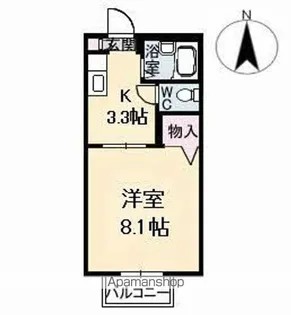 スカイメゾン 5番館【2階】の間取り
