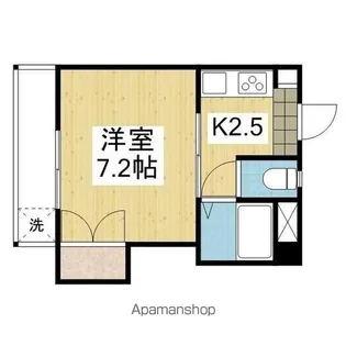 MT.CERVIN【202.号室】の間取り