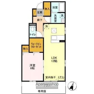 ノールメゾン I【1階】の間取り