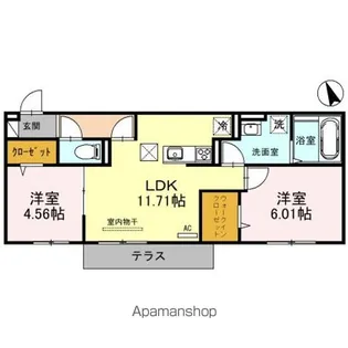 KYOHO RISE Ⅱ【301号室】の間取り