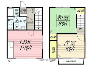 コーポスヤマ【2階】の間取り