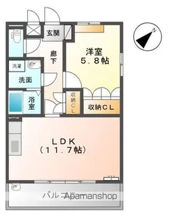 フォレスト・グレイス【2階】の間取り