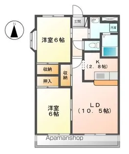 サンフォレスト壱番館【1階】の間取り