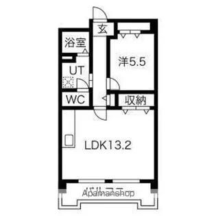 レジデンス野村【1階】の間取り