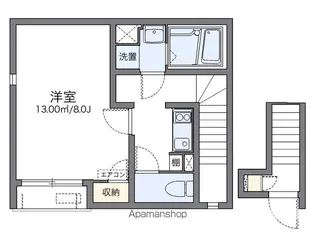 レオネクスト弁天【2階】の間取り