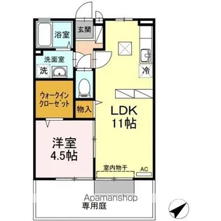 エスペランサ【1階】の間取り