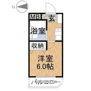 シティガーデン照手【405号室】の間取り