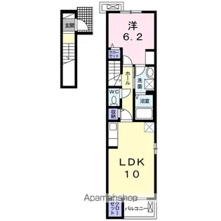 クリ・プラメージュⅡ【2階】の間取り