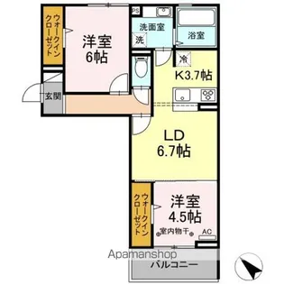 ノイハイマート【2階】の間取り