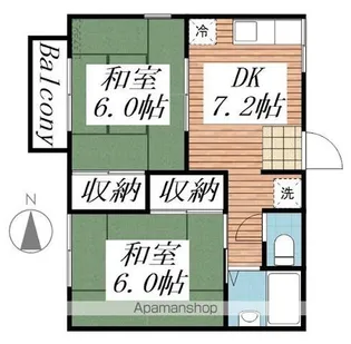 ドリームハイツ(今福)【2階】の間取り