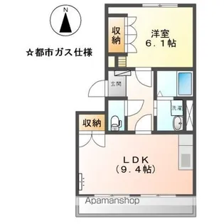 プラン シエル【2階】の間取り