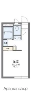 レオパレスサンガーデン【207号室】の間取り