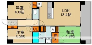 ルネ大和田駅前フロントゲート【1階】の間取り
