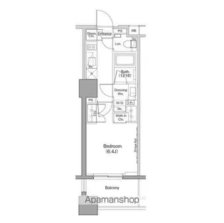 ザ・パークハビオ木場【4階】の間取り