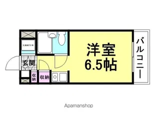 キューブ塚口【7階】の間取り