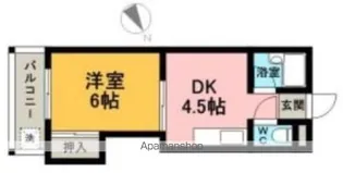 SETTLE吉塚【406号室】の間取り