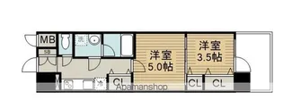 クレアドーレ南草津【5階】の間取り