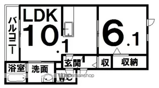 EAGLEⅩ【2階】の間取り