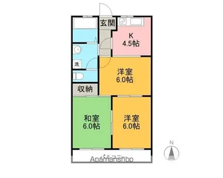 アーバンヒルズT2【103号室】の間取り