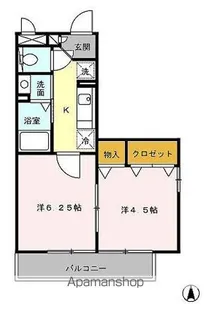 サニーガーデン【3階】の間取り