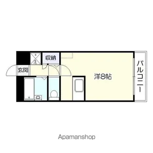 リブェール田上【5階】の間取り