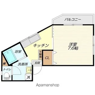 ドリームパレス鳥居ケ丘【303号室】の間取り