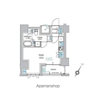 プレディアコート森下テラス【9階】の間取り