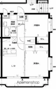 フォルビート【3階】の間取り