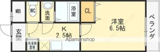 リバーサイド金岡五番館【512号室】の間取り