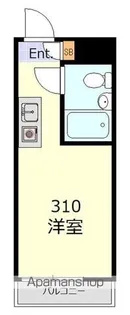 レジダンス・イン目黒【3階】の間取り