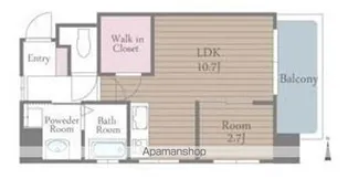 プリンシピオ赤坂【3階】の間取り
