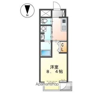 愛知県名古屋市千種区茶屋坂通2丁目【マンション】の間取り