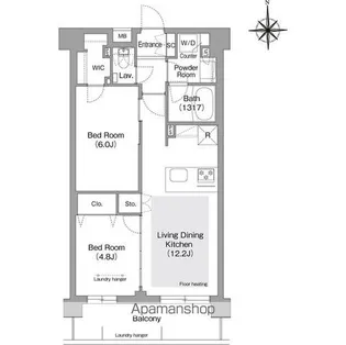 コンフォリア・リヴ文京護国寺【-1階】の間取り