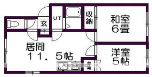 ウェルリー西宮の沢【2階】の間取り