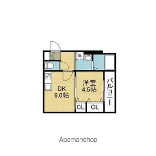 イリスコート今福南【1階】の間取り