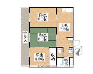 ハイツコイケ【1階】の間取り