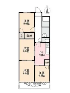 コーポ八坂【2階】の間取り