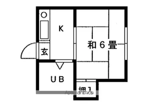 ドミトリー青葉【1階】の間取り