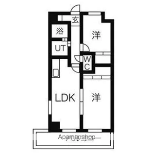 ユイマールT&T【5階】の間取り