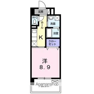 ラ・ルーチェK【3階】の間取り