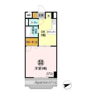 YRレジデンス【7階】の間取り