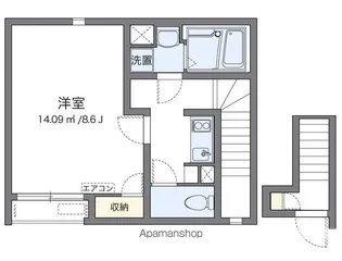 クレイノ茂木2【203号室】の間取り
