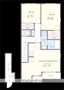 リベルテII【2階】の間取り