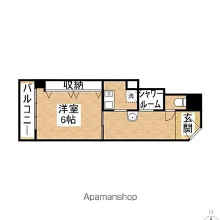 メゾン日向【4階】の間取り