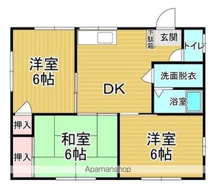 フォーレスト星野【1階】の間取り