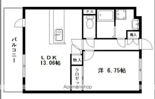 グランストークカメリア【1階】の間取り