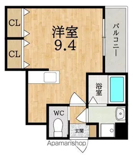 ジーメゾン大和郡山ルプレ【1階】の間取り