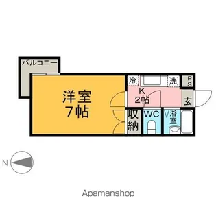 シャロームS【2階】の間取り