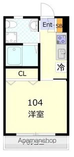 NAKAHA LIFE【1階】の間取り