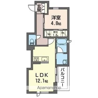 AKT・CUORELL【301号室】の間取り